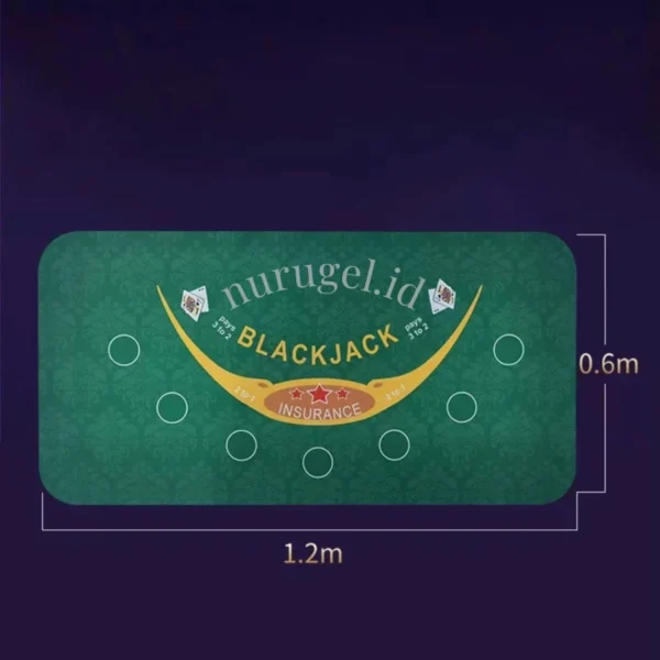 Blackjack Playmat Kasino 120cm x 60cm Premium Mat