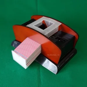 Premium Automatic Wooden Card Shuffler 2 Deck