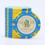 25 pcs Clay Coin Poker Chips Type C