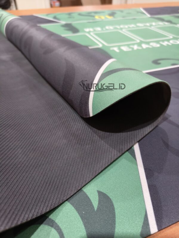 Texas Holdem Poker Playmat Kasino 180cm x 90cm Premium Mat