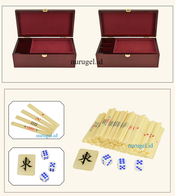 Japanese Riichi Mahjong Set 日本麻將 Japan Maciok Mahyong Jepang