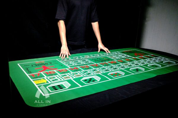 Sic Bo Premium Casino Play Mat 120cm x 60cm