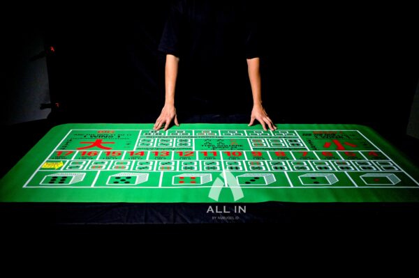 Sic Bo Premium Casino Play Mat 120cm x 60cm