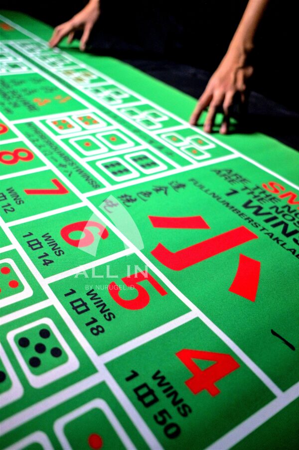 Sic Bo Premium Casino Play Mat 120cm x 60cm