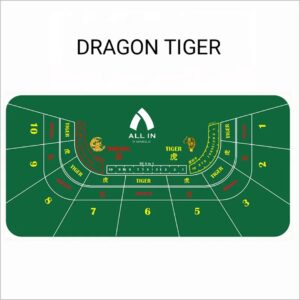 DRAGON TIGER Premium Casino Play Mat