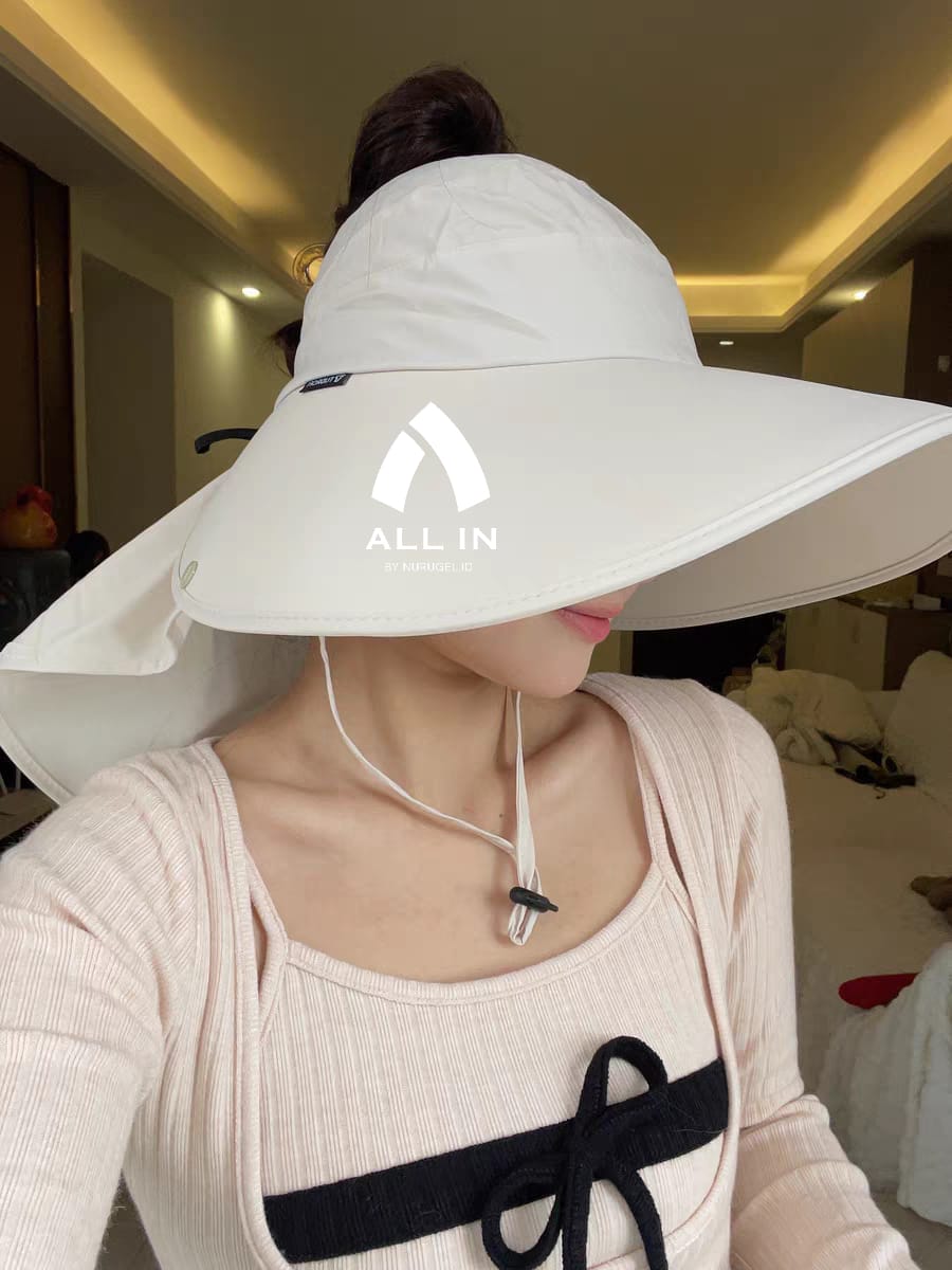 Outdoor sun hat neck protector