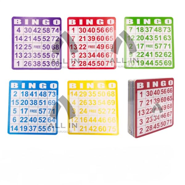 Bingo Card 100 pcs