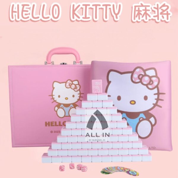 Hello Kitty Mahjong 麻将 Complete Set Premium Quality